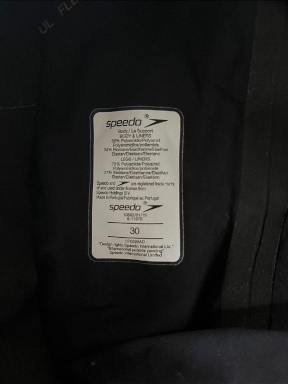 Speedo Black Racing Tech Suit - Picture 2 of 4